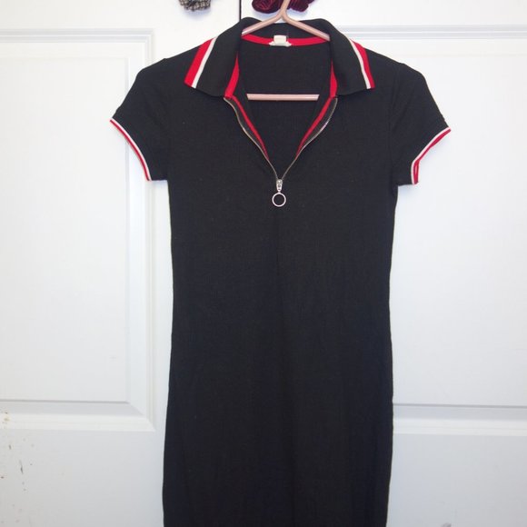 Cute Black and Red mini dress